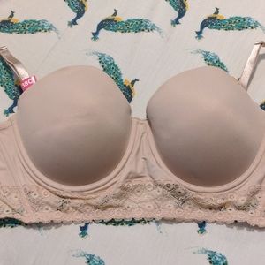 NWOT Nude Push-up Multi-way Bustier
